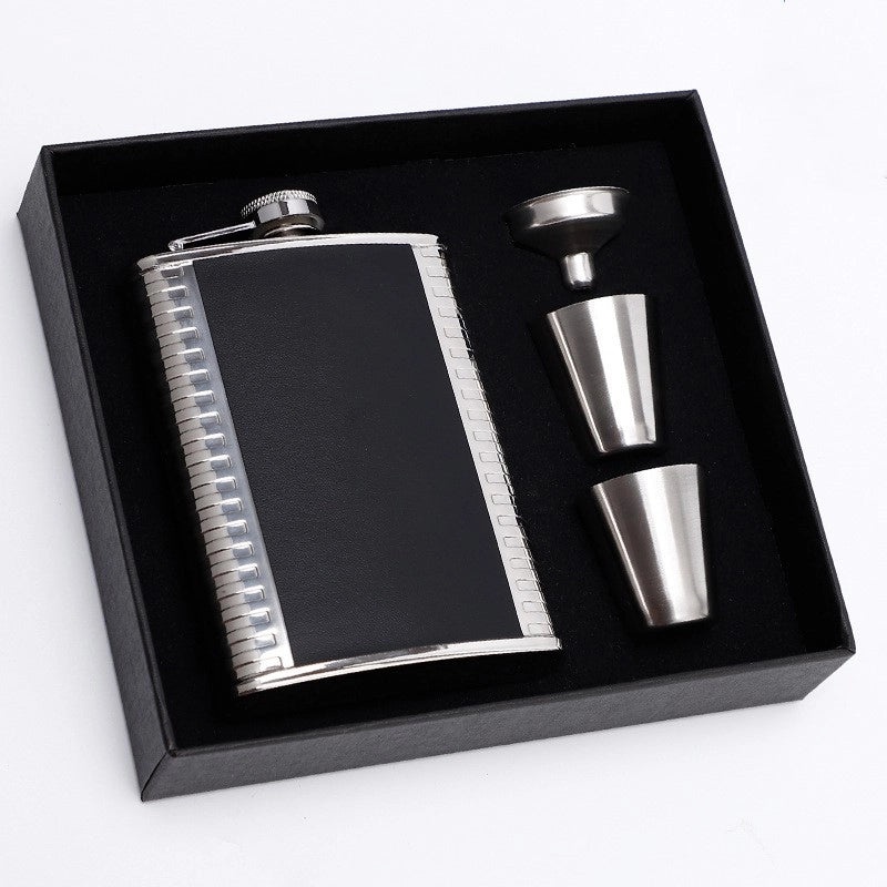 Stylish Solid Color Wine Flask Set 1 Piece 304 Stainless Steel | Drinkware & Bar Accessories