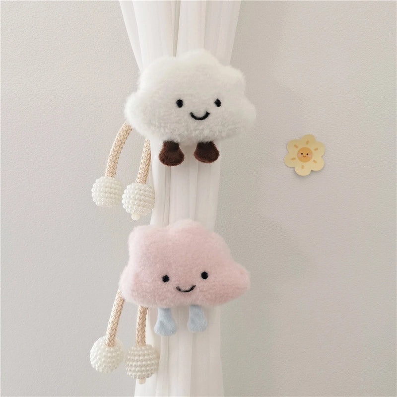 Adorable Cloud Pattern Polyester Curtain Tiebacks | Window Accessories