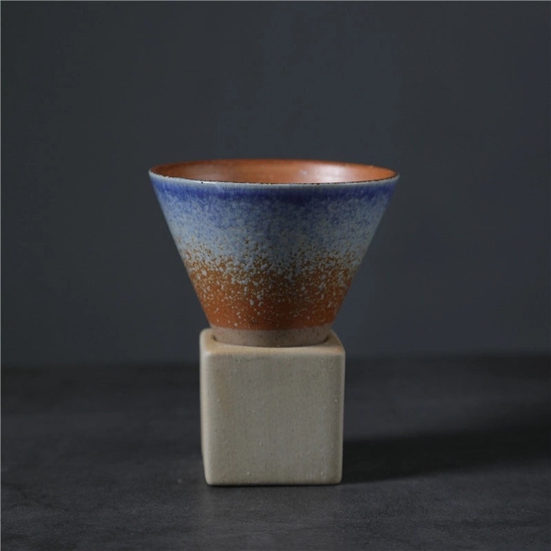 Chinoiserie Style Retro Solid Color Porcelain Water Bottle Single Piece|Home & Kitchen - Drinkware & Barware