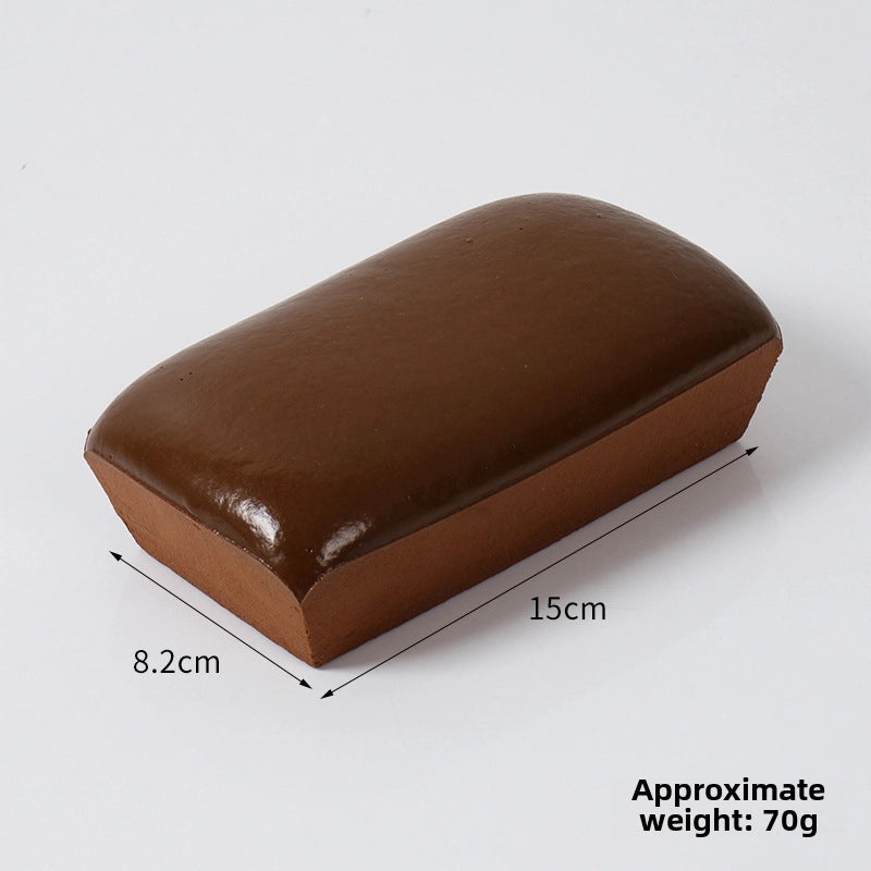 PU Slow Rebound Simulation Sticky Bread Toy Soft Squishy Food Model Stress Relief|Squishy Toys & Stress Relievers