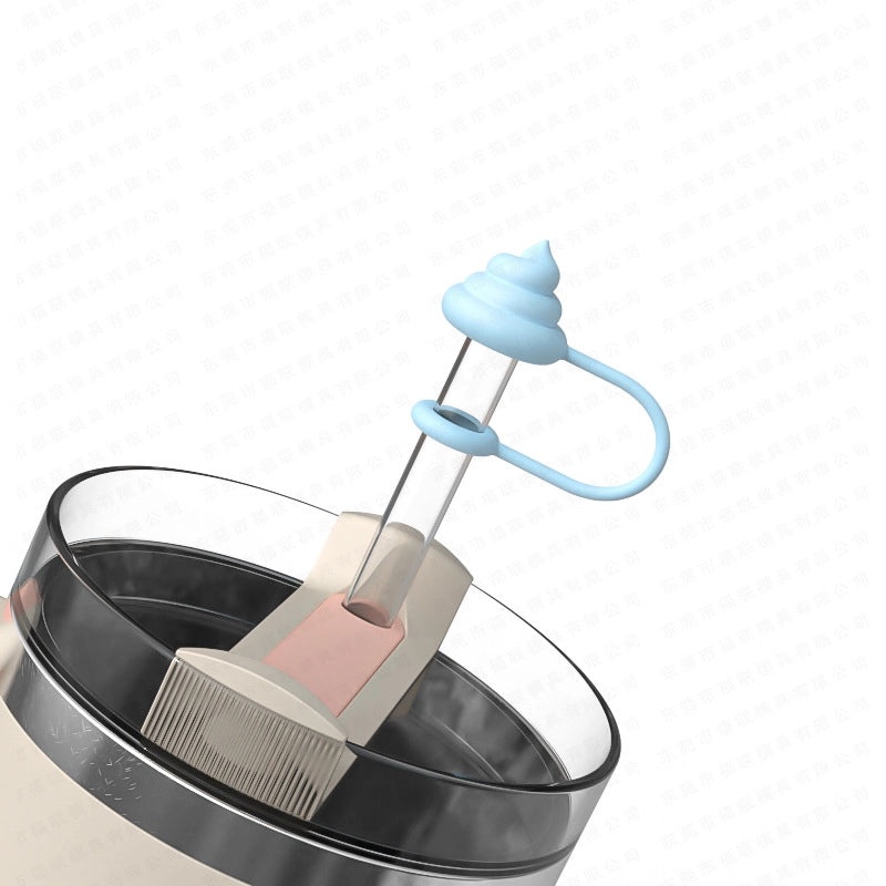 Adorable Cartoon Silicone Straw Cap - Single Piece | Drinkware Accessories