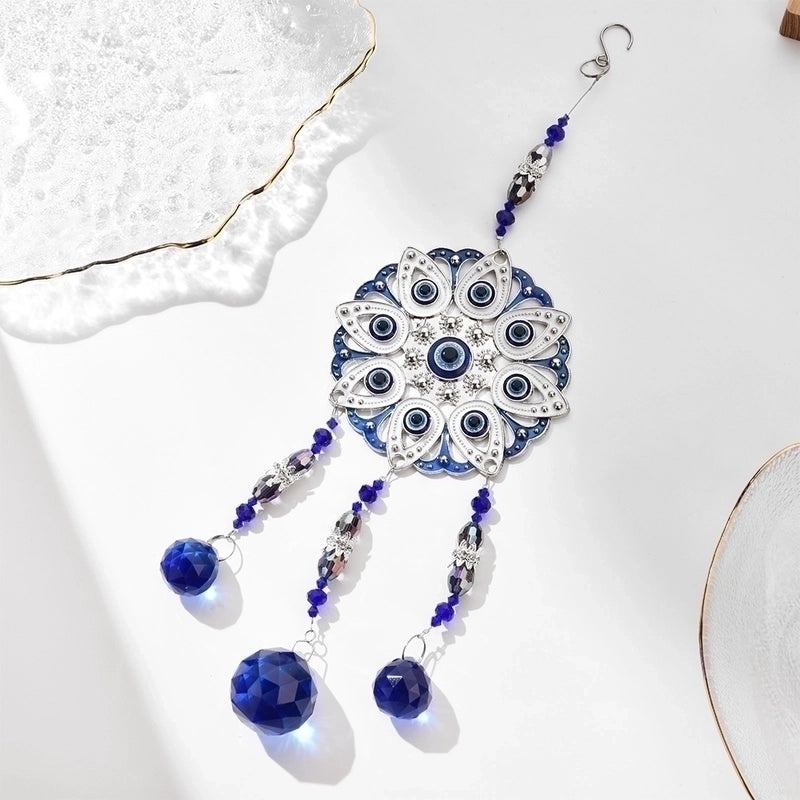 Vintage Style Devil's Eye Owl Crystal Pendant Charm|Jewelry & Accessories