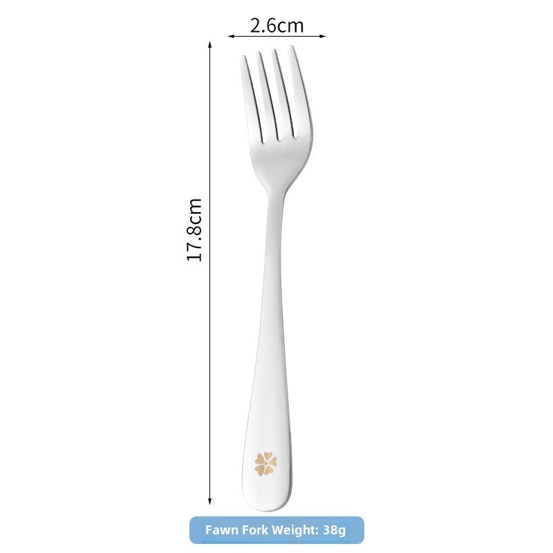 304 Stainless Steel Cartoon Baby Spoon Cute Feeding Spoon for Children Learning to Eat | Baby Feeding Accessories