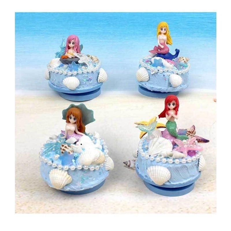 Music Box for Toddlers Ages 3-6 | Mermaid Themed Plastic Toy | Kids Music Gift | Early Childhood Playtime Toy | Toys & Games