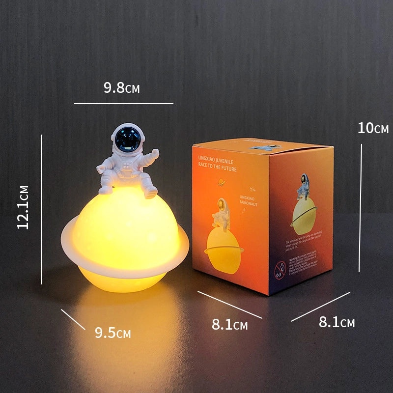 Creative Moon Night Light Kids Gift Bedside Table Lamp Astronaut Theme Decorative Headlamp|Home Decor Lighting