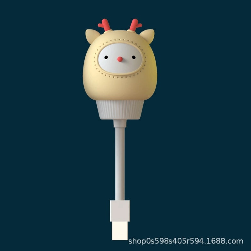 USB Rabbit and Kitten Nightlight for Kids|Children's Room Lighting