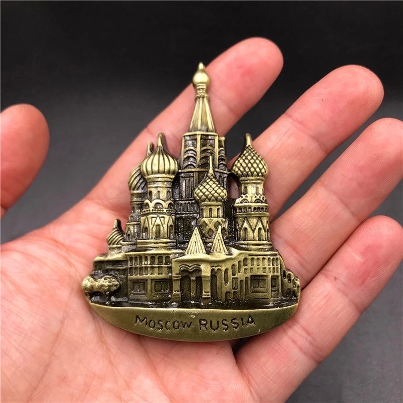 3D Metal High-End Refrigerator Magnets Set | Home Decor & Kitchen Accessories