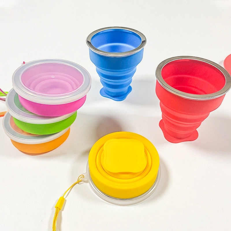 200ml Portable Silicone Folding Cup for Travel|Travel Accessories