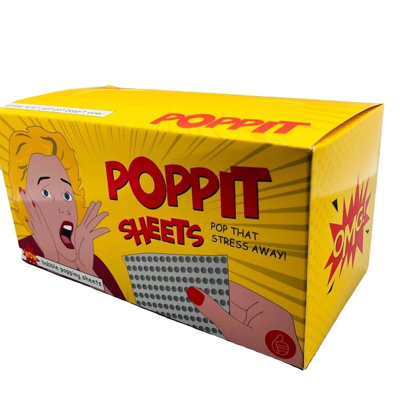 Poppit Bubble Decompression Toy Sheets | Office Stress Relief Toys