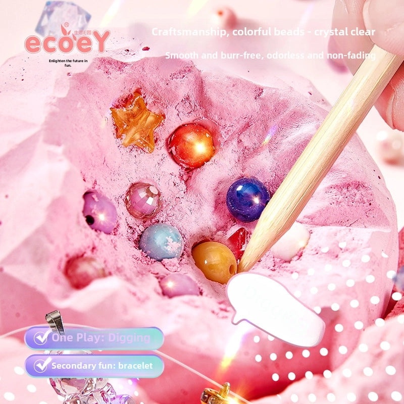 Ecoey Archaeological Blind Box Bracelet Treasure Hunt Necklace Beads Gem for Girls|Jewelry & Accessories