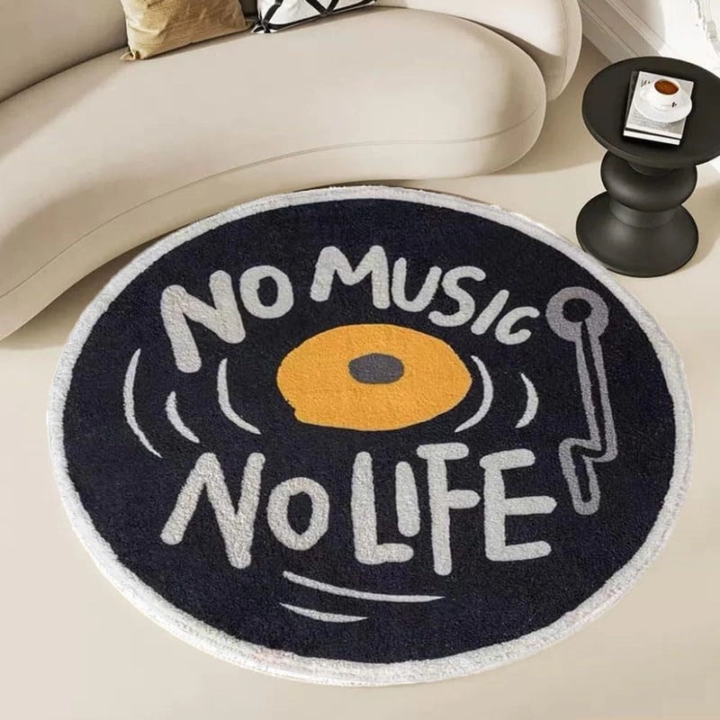 Elegant Heart-Shaped Pastoral Letter Casual Bath Mat Imitation Cashmere Soft Carpet|Home & Living Bath Rugs