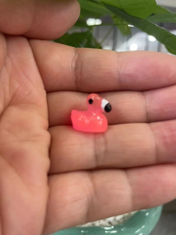 Cute Cartoon Flamingo Resin Figurines for Home Decor | Artificial Decorations