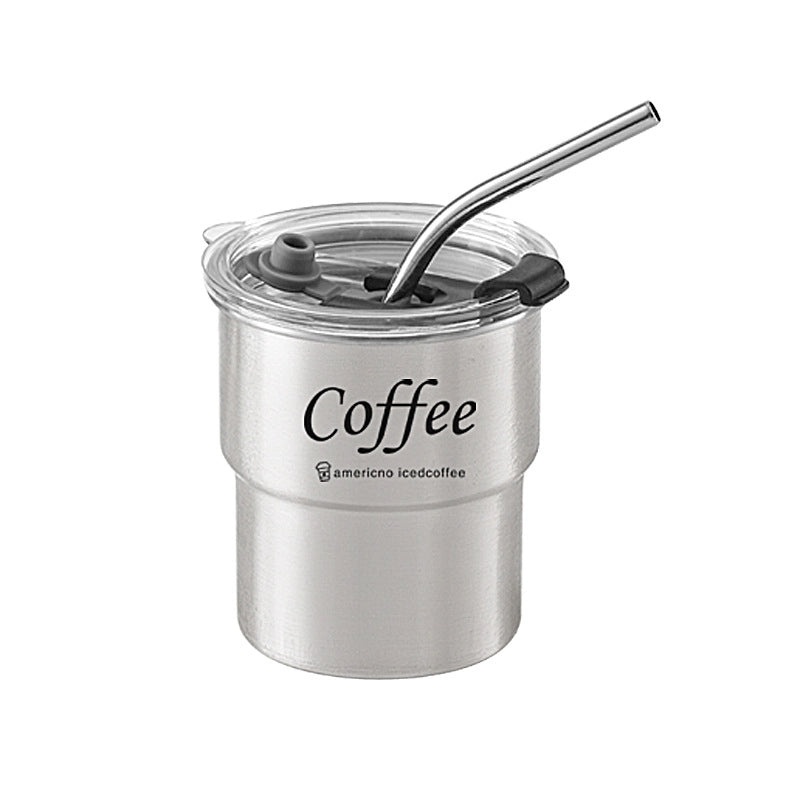 Stainless Steel Outdoor Coffee Cup 304 Single-layer Camping Beer Mug Lightweight Portable|Outdoor & Camping Gear