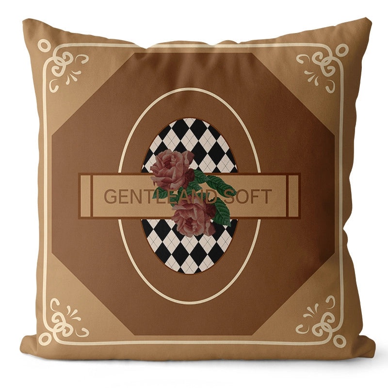 Modern Classic Floral Letter Polyester Pillow Covers for Couch Sofa Decor|Home Decor Pillows