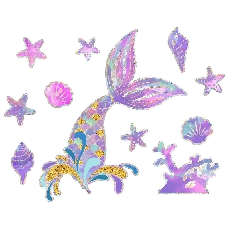 Pastoral Rainbow Flower Plastic Wall Decal for Kids Room | Wall Stickers & Decals