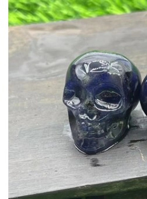 Halloween Punk Skull Natural Stone Decor|Jewelry & Accessories