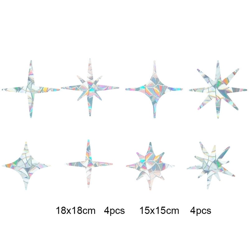 Leaf Moon Heart Shaped PVC Pet Wall Decal for Home Decor | Wall Stickers