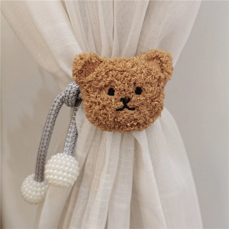 Adorable Bear Polyester Curtain Tiebacks for Window Decor|Home Decor Accessories