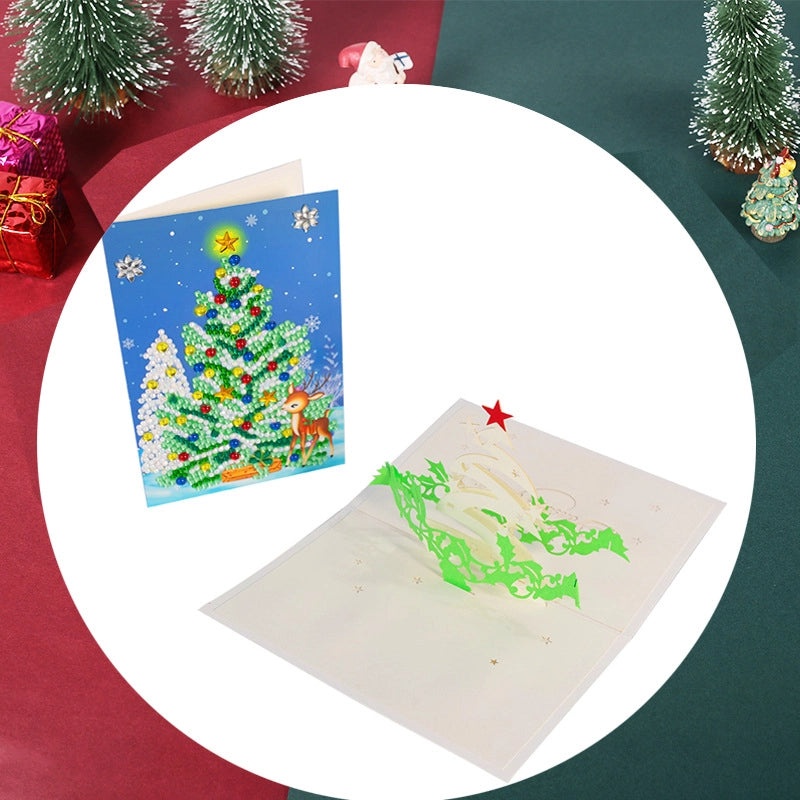 Handmade DIY Diamond Painting Birthday Balloon Greeting Card | Handmade Greeting Cards