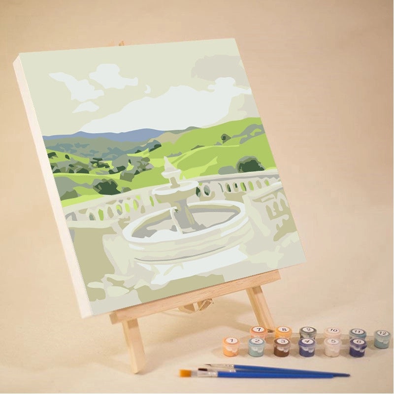 10-12 Color High Quality Pigment Set for DIY Digital Oil Painting Landscape | Painting Supplies