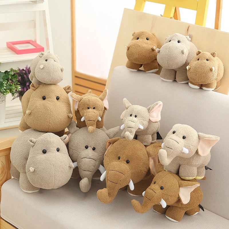 Cute Hippo Elephant Plush Doll Wedding Gifts|Wedding & Corporate Gift Plush Toys