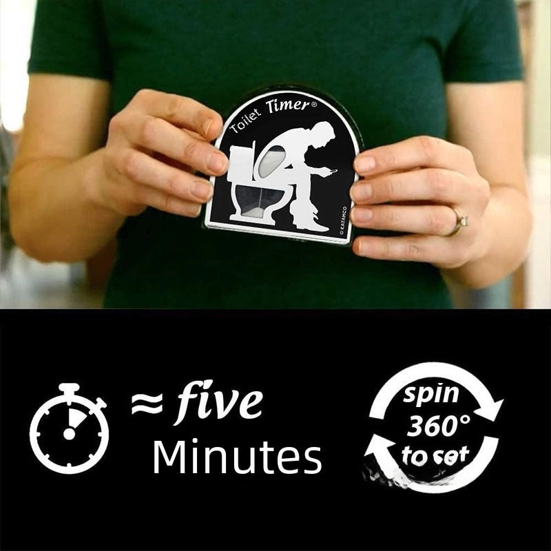 Five-Minute Toilet Timer Stress Relief Toy | Home & Kitchen Gadgets