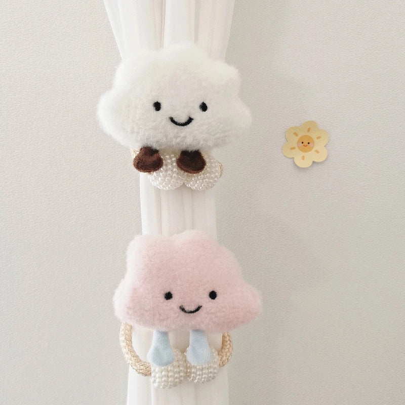 Adorable Cloud Pattern Polyester Curtain Tiebacks | Window Accessories