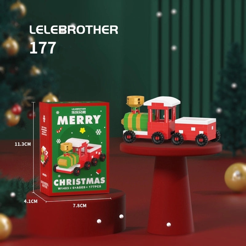 Christmas Tree Building Blocks Set Compatible with Small Particles | Kids Christmas Toys & Building Sets