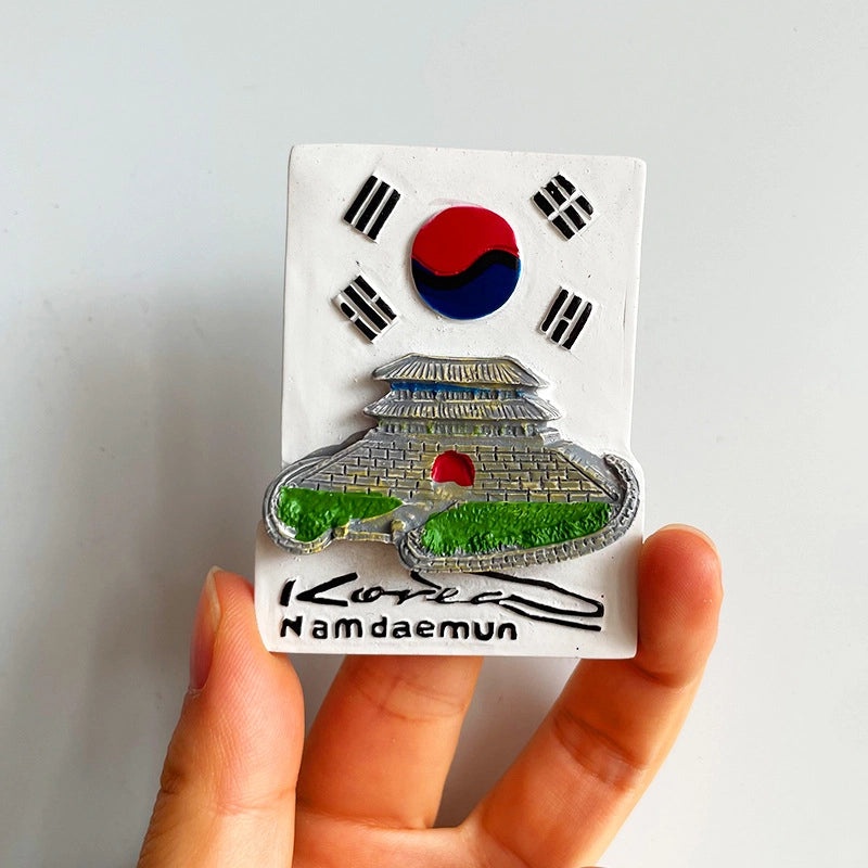 3D Travel Refrigerator Magnet Stickers Europe Cities Souvenirs Creative Tourist Gifts|Home Decor & Magnets