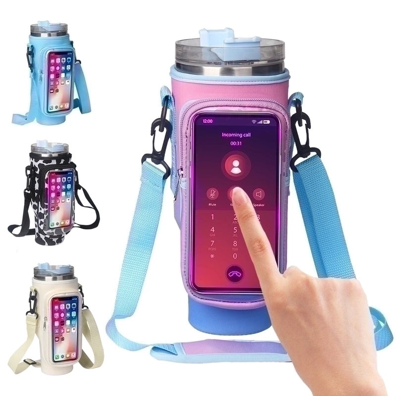 Vintage Multicolor Canvas Coffee Cup Sleeve 1 Piece | Drinkware Accessories