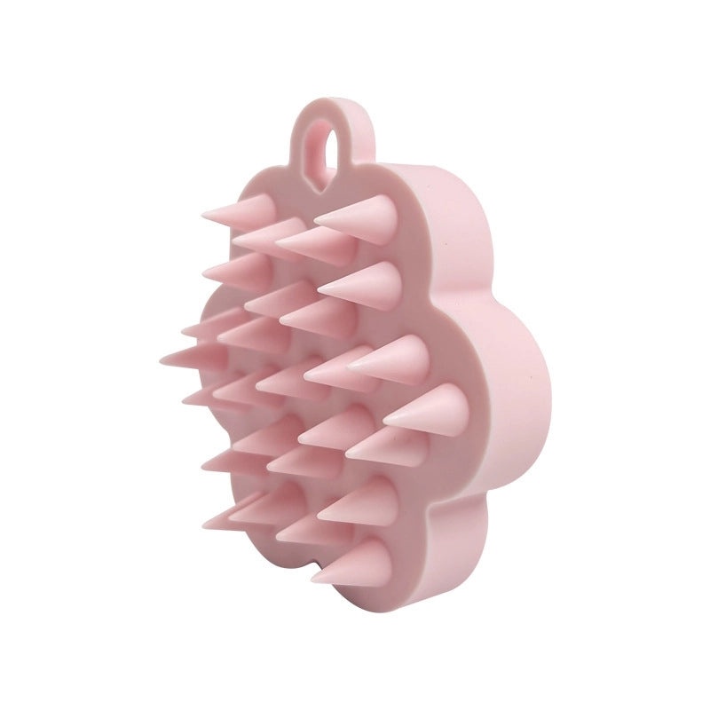 Minimalist Solid Color Silicone Shampoo Brush for Casual and Elegant Hair Care|Hair Care Accessories
