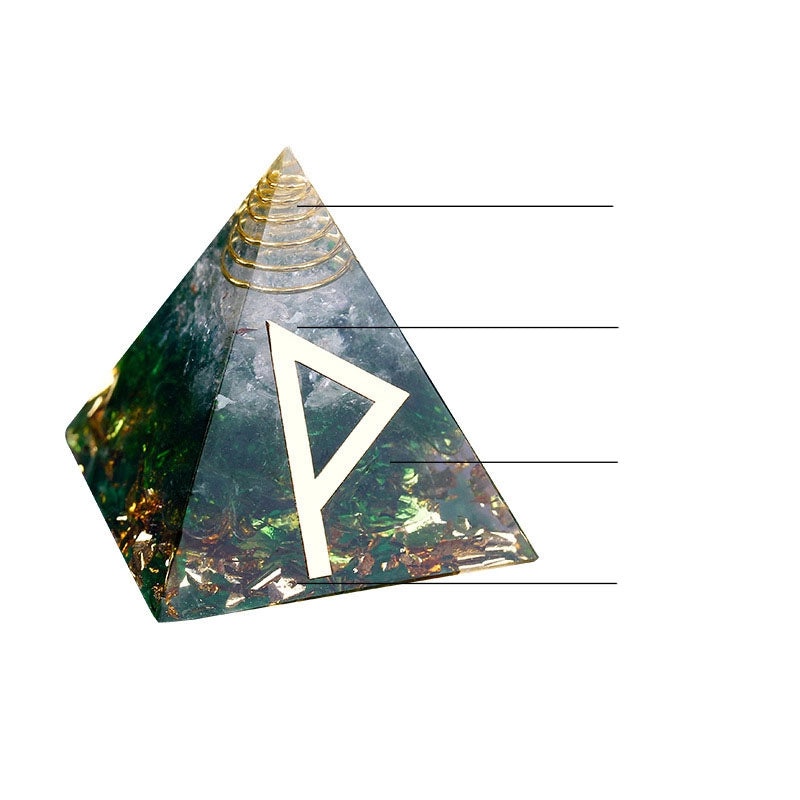 Minimalist Crystal Pyramid Ornament | Daily Indoor Home Decor
