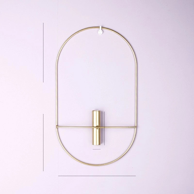 Elegant Solid Color Iron Wall Decor | Home Decor