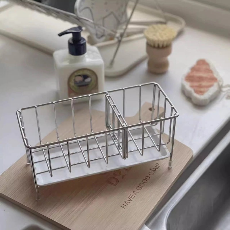 Minimalist Stainless Steel Kitchen Storage Rack|Kitchen Storage & Organization