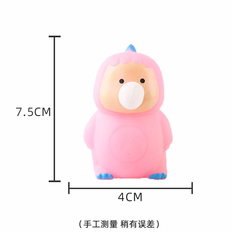 Christmas Squishy Animal Toys Santa Claus Snowman Soft PVC TPR Stress Relief Gifts|Squishy Toys & Stress Relief