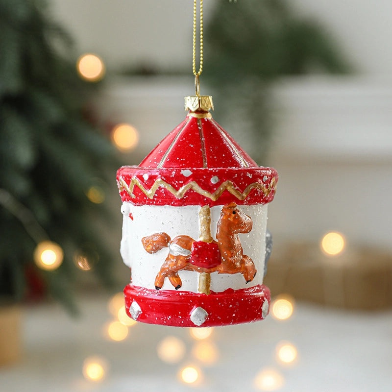Christmas Tree Cake Hanging Ornament Cute Holiday Travel Decoration | Christmas Ornaments