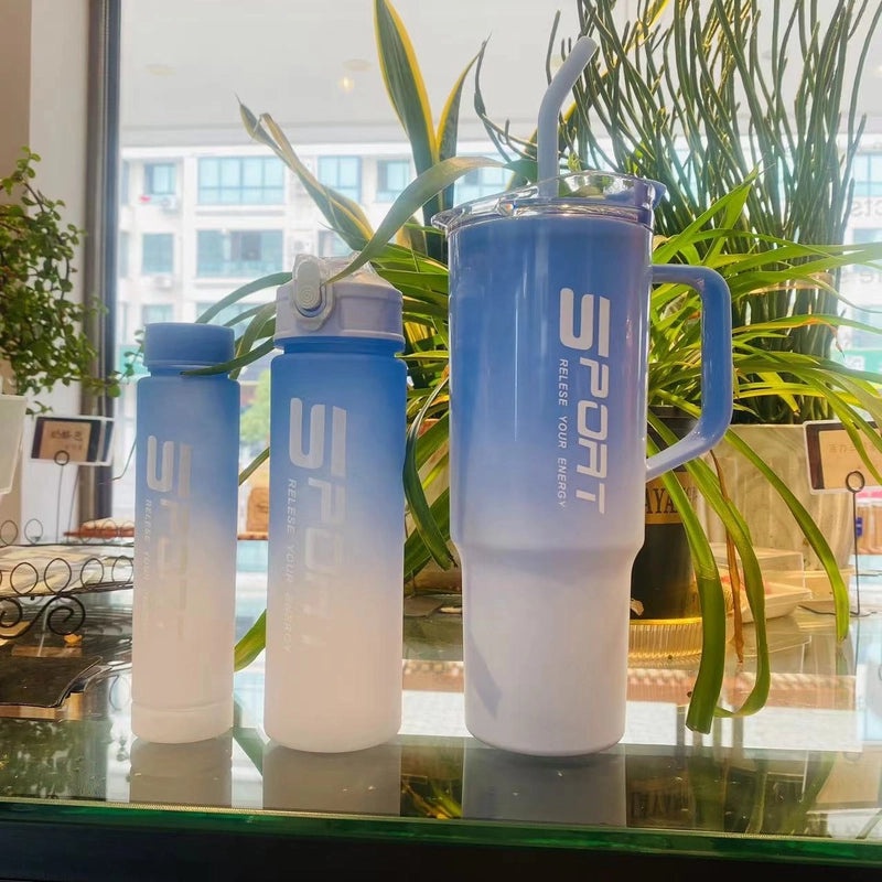 Stylish Solid Color PC Water Bottle - Durable & Lightweight | Sports & Outdoors Accessories