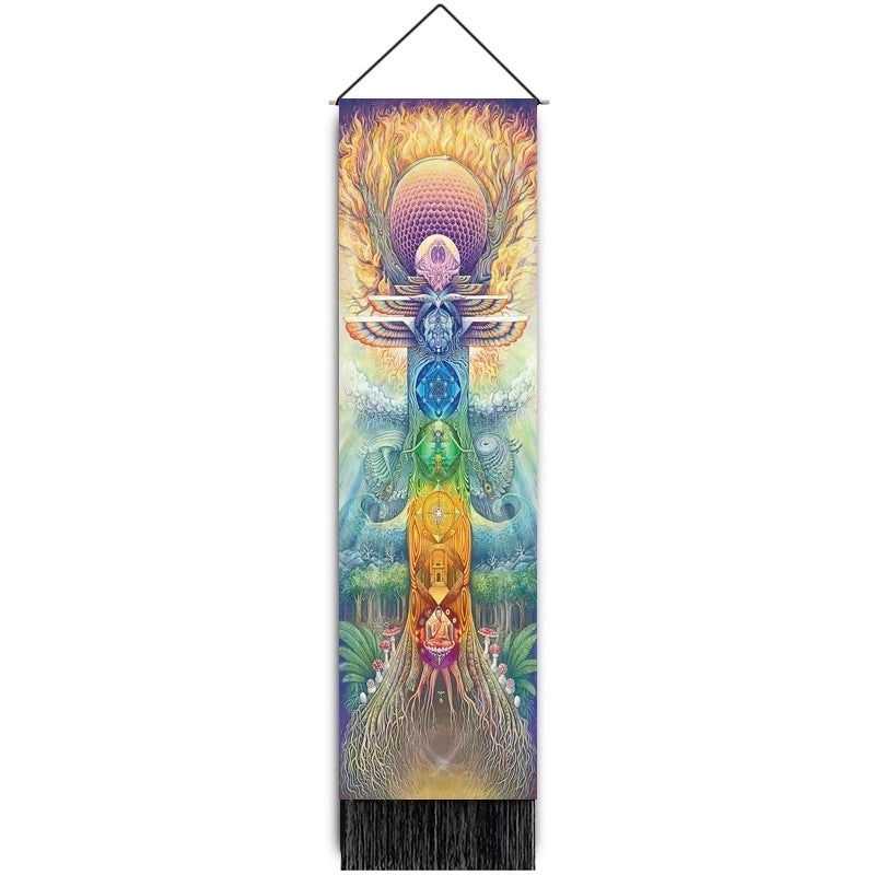 Elegant Vintage Landscape Polyester Wall Hanging | Home Decor Tapestries