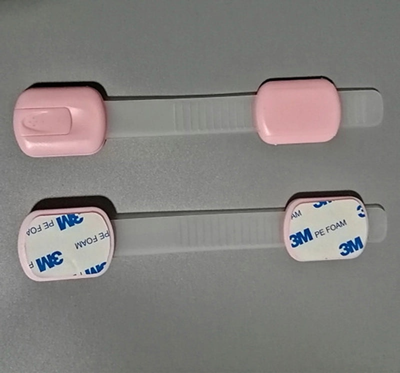 Simple Solid Color Plastic Drawer Lock for Home Organization|Home & Kitchen Storage Accessories