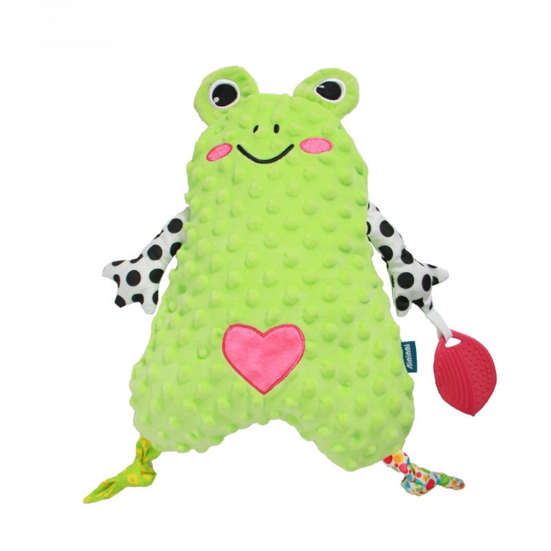 Aipinqi Baby Soothing Animal Doll Soft Gauze Beanie Velvet Comforter | Baby Comfort Toys