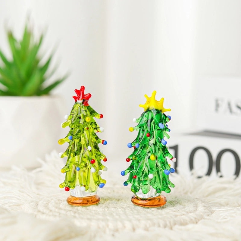 Minimalist Classic Glass Christmas Tree Decoration for Indoor Festival|Home Decor