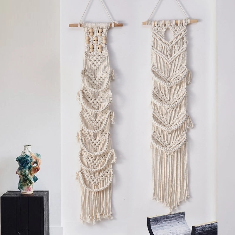 Nordic Bohemian Hand-woven Hat Storage Rack for Living Room and Bedroom | Home Decor Storage Solutions