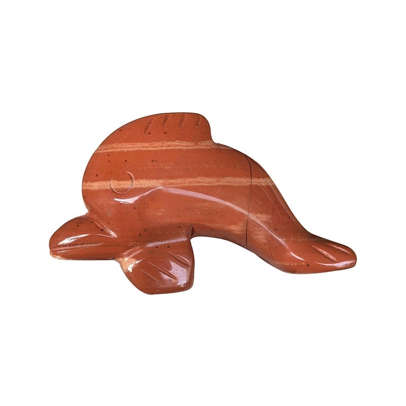 Elegant Dolphin Crystal Obsidian Sculpture Minimalist Home Decor | Home Decoration Ornaments