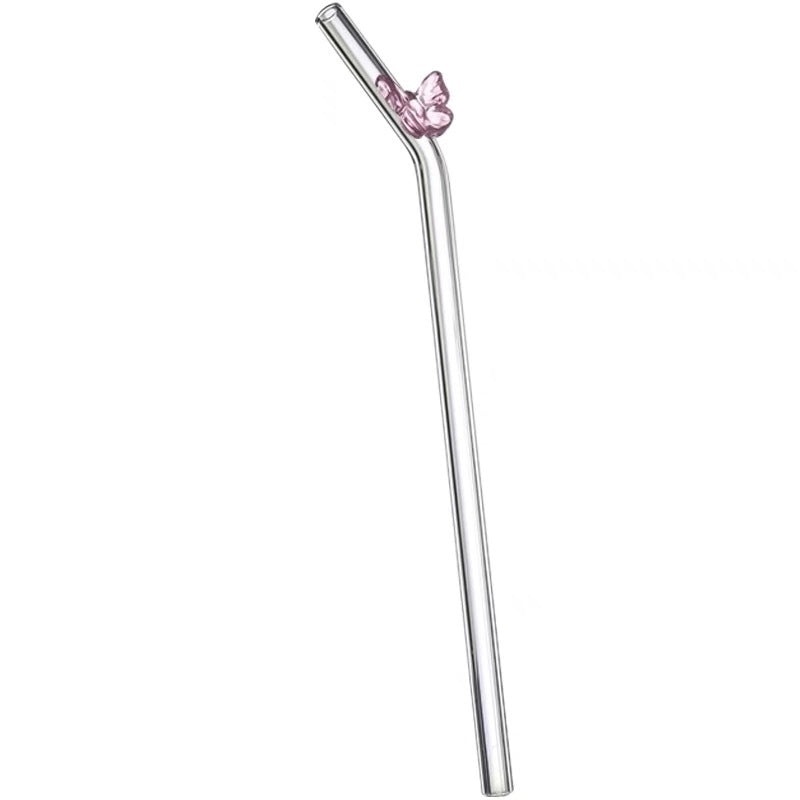 Animal Design Glass Drinking Straw | Kitchen & Dining Accessories