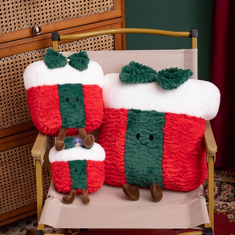 Christmas Plush Toys Gift Box | Stuffed Animals & Soft Cotton Holiday Decorations