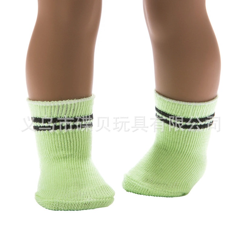 18 Inch American Girl Doll Socks Set | Doll Accessories
