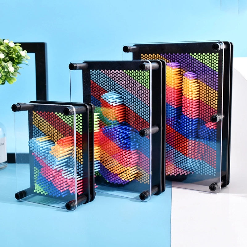 3D Rainbow Handprint Clone Toy for Kids Decompression Needle Painting | Creative Toys & Crafts