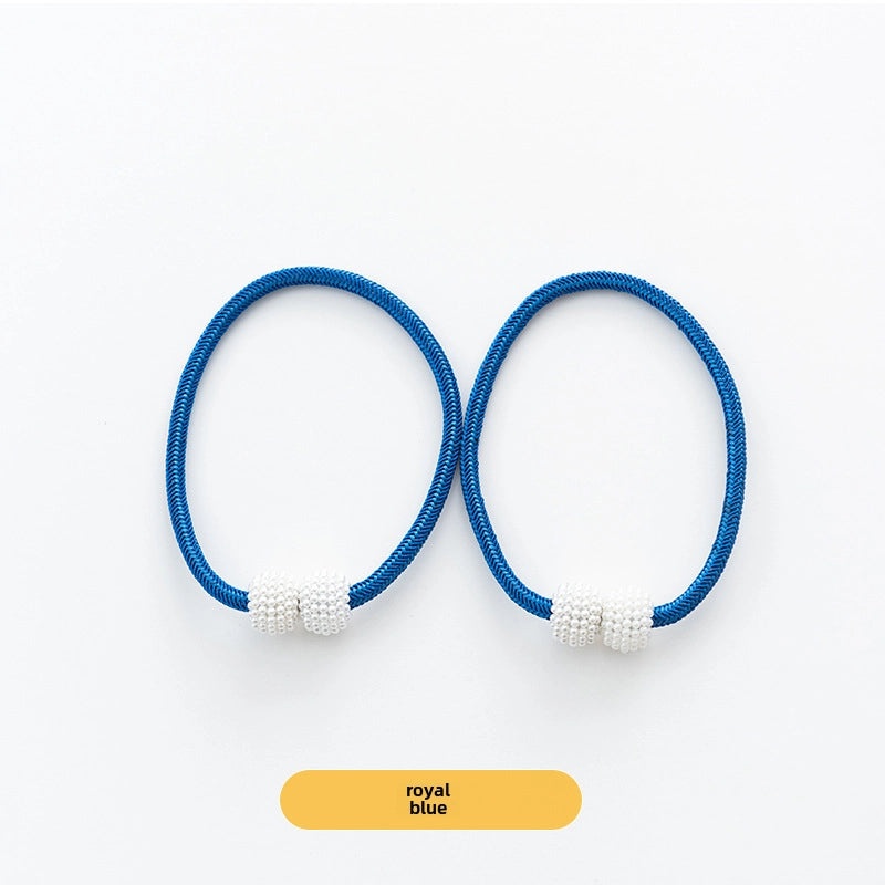 Affordable Pearl Magnetic Buckle Curtain Strap No Drilling Easy Install | Home Decor Curtain Accessories