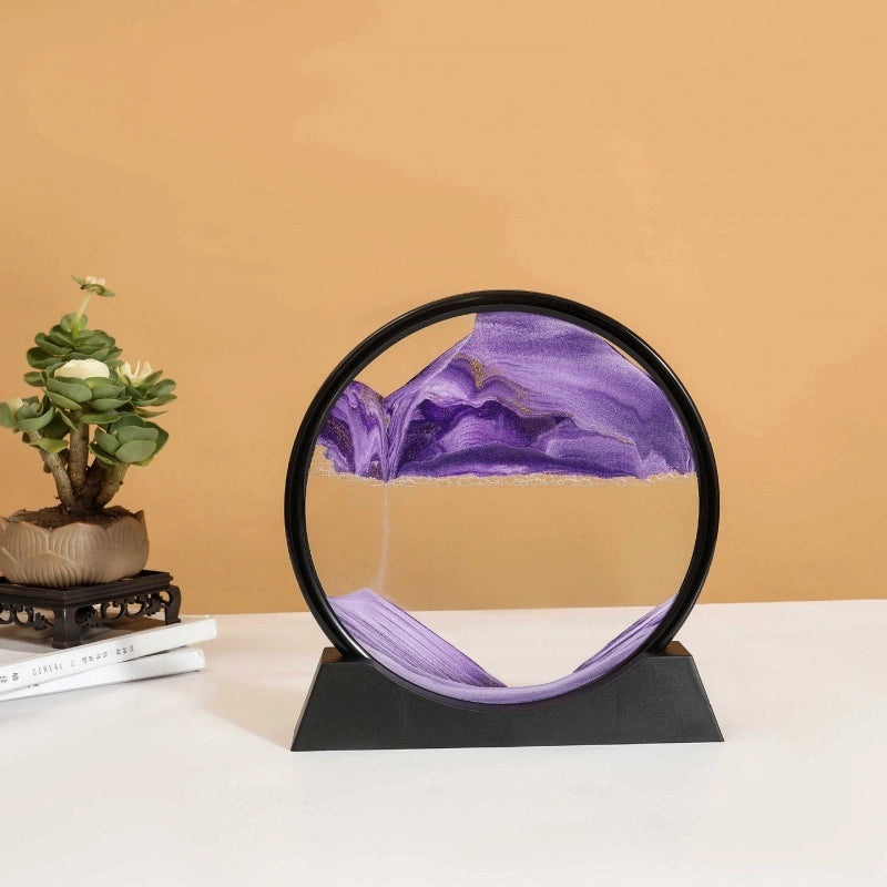 3D Quicksand Painting for Living Room and Office Desktop Decoration | Home Decor & Office Accessories