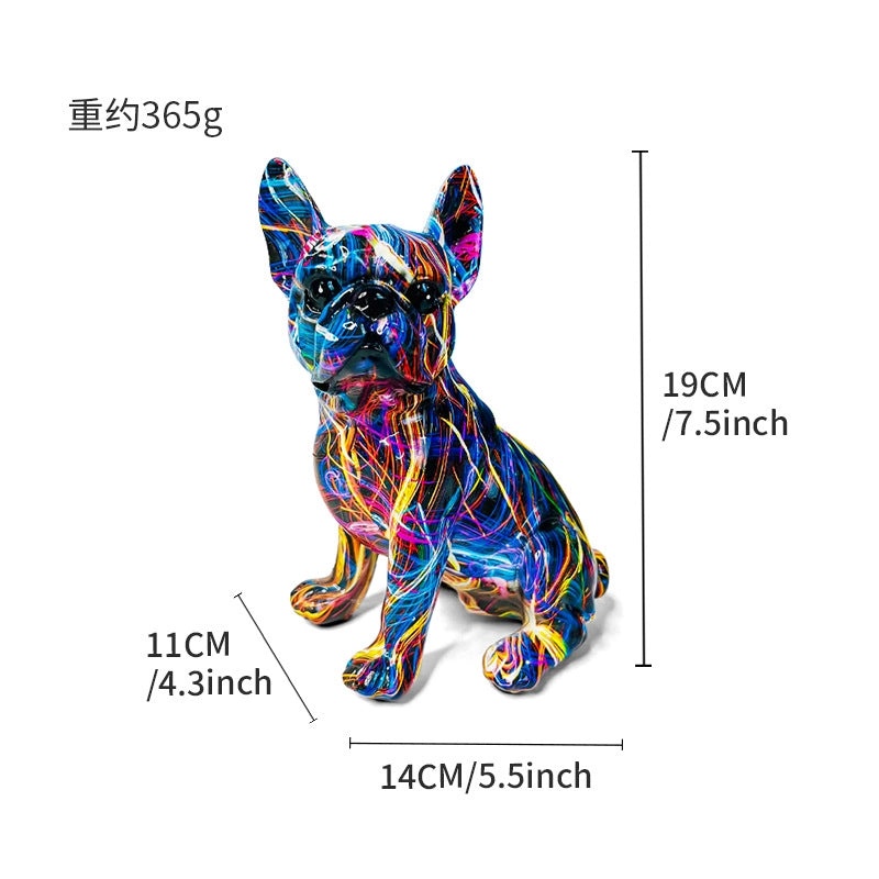 Cartoon Dog Resin Figurines Decorative Artificial Ornaments|Home Decor